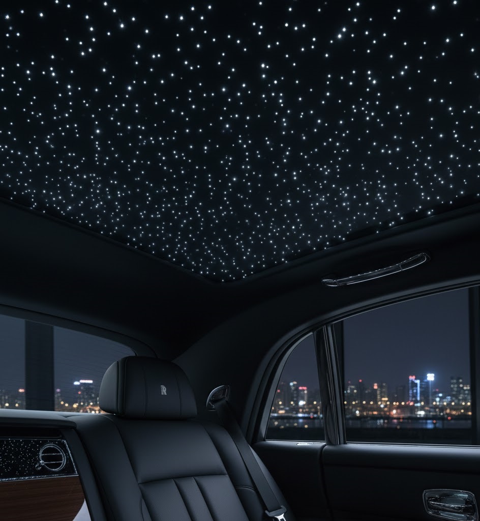 Aesthetic upgrades including starlight headliner and ambient lighting in Ottawa